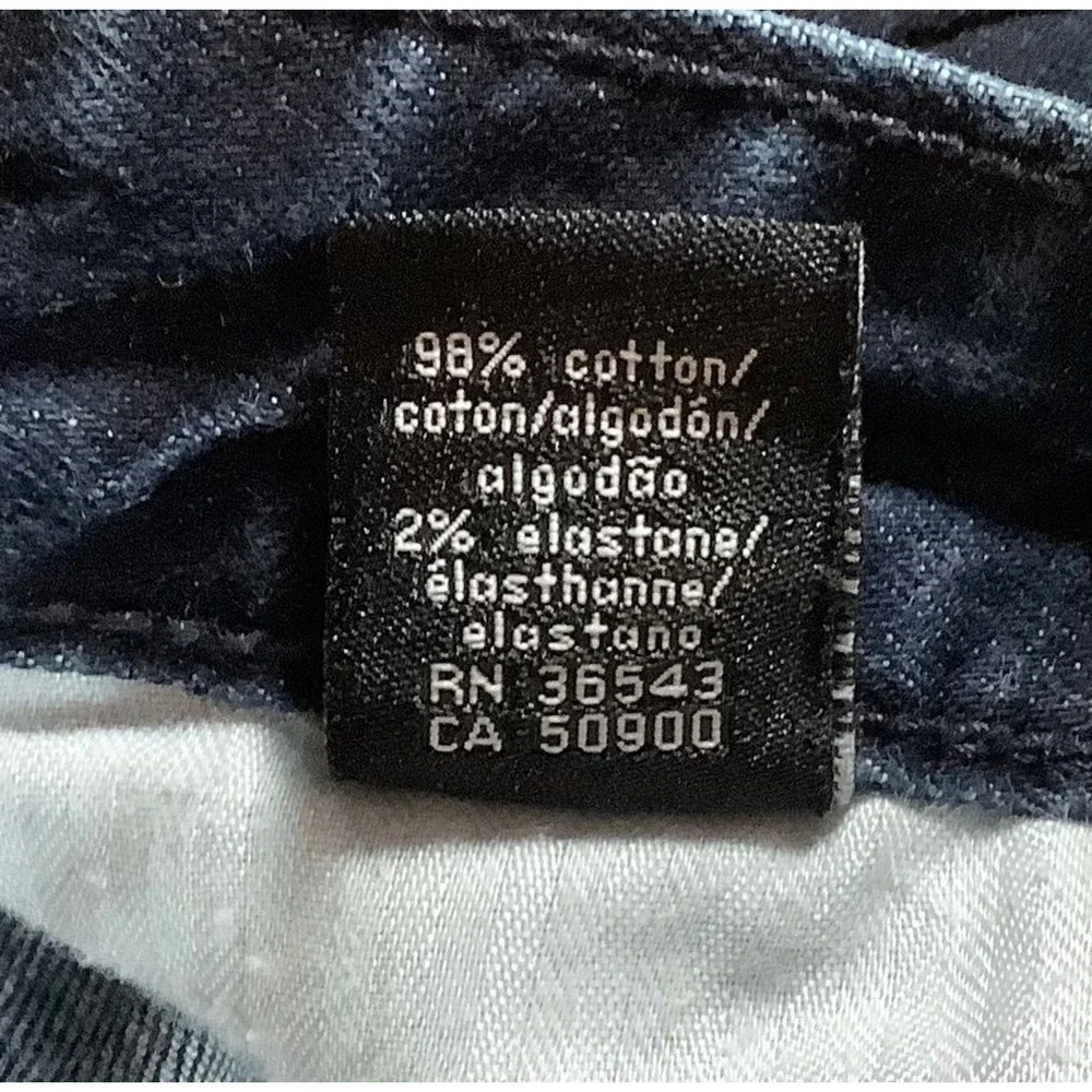 Calvin Klein Jeans Mens 32x30 Dark Wash Straight Leg Stretch Denim Blue